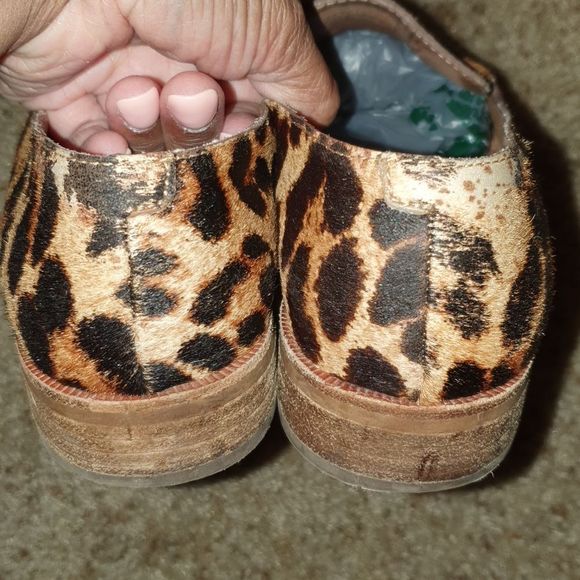 Madewell Leopard Calf Hair Loafers sz 6.5 - Picture 5 of 8